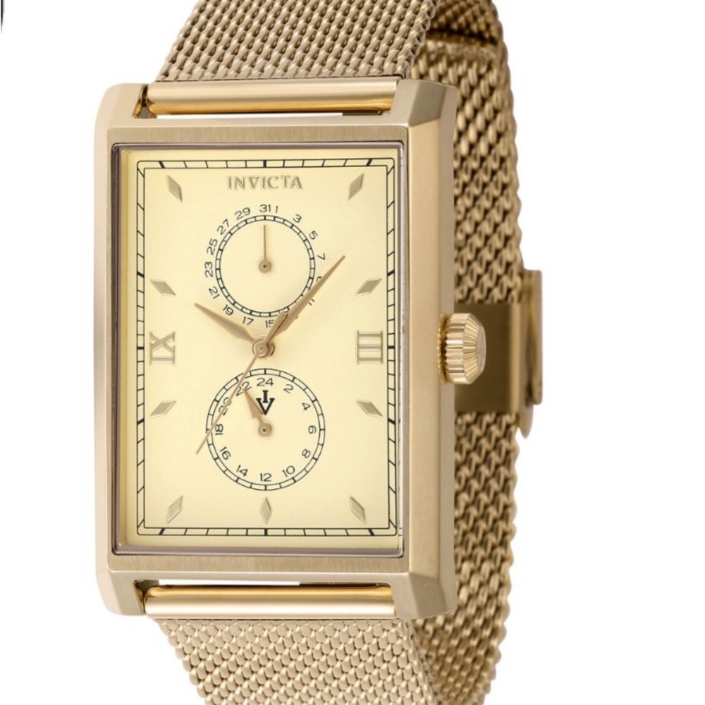 Invicta Gold Mesh Strap Watch